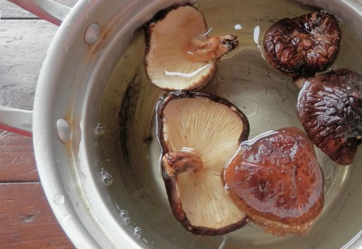 干し椎茸の出汁の取り方