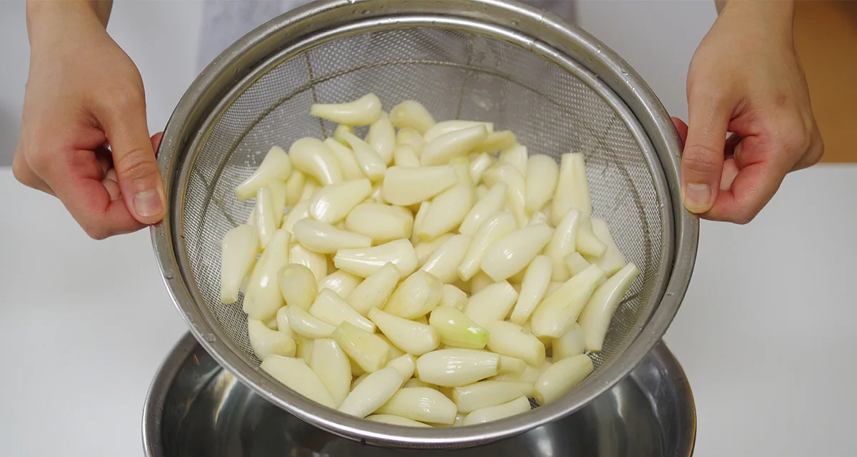 らっきょう甘酢漬けの作り方-「直接漬け」カンタン編