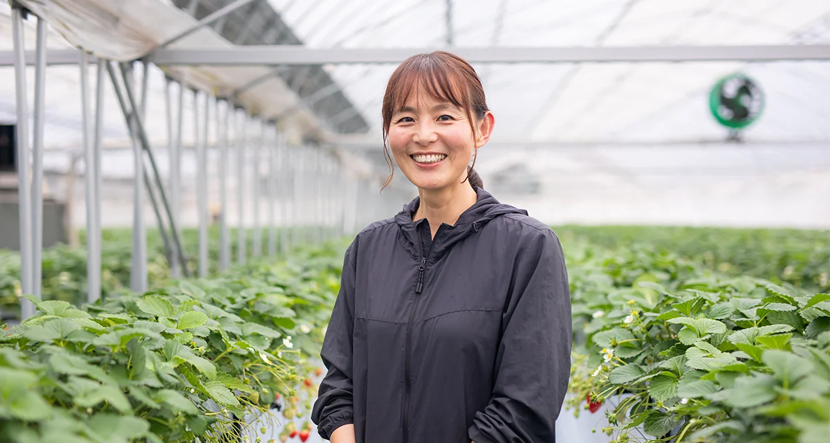 イチゴに導かれ、家族みんなが笑顔の毎日に。／香川・綾川町 大西三寿子さん