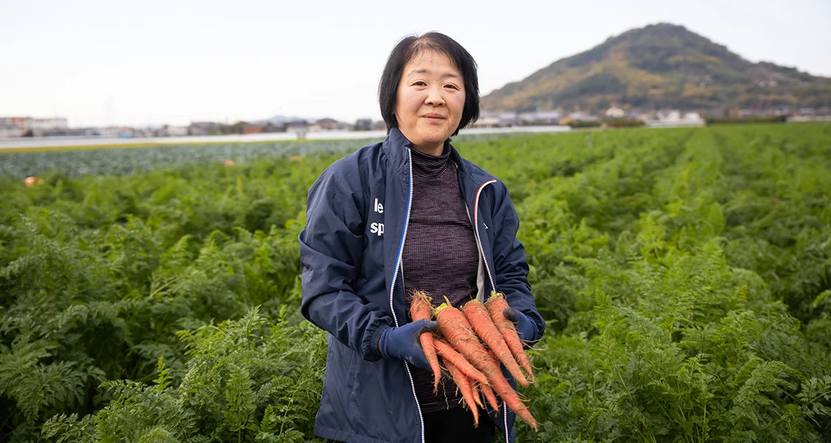 地場産の野菜を家族でずっと守り続ける／香川県・坂出市　大西 泰加さん