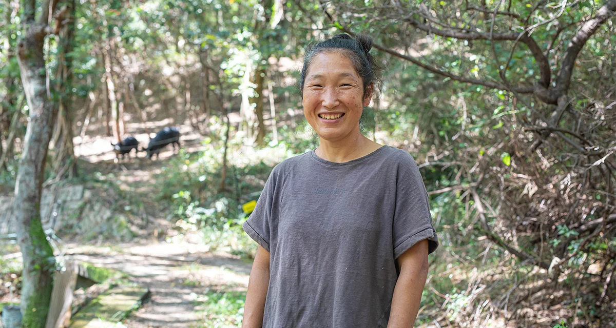 小豆島の自然に囲まれて、 豚と共生する暮らし／香川県・小豆島町　鈴木 博子さん
