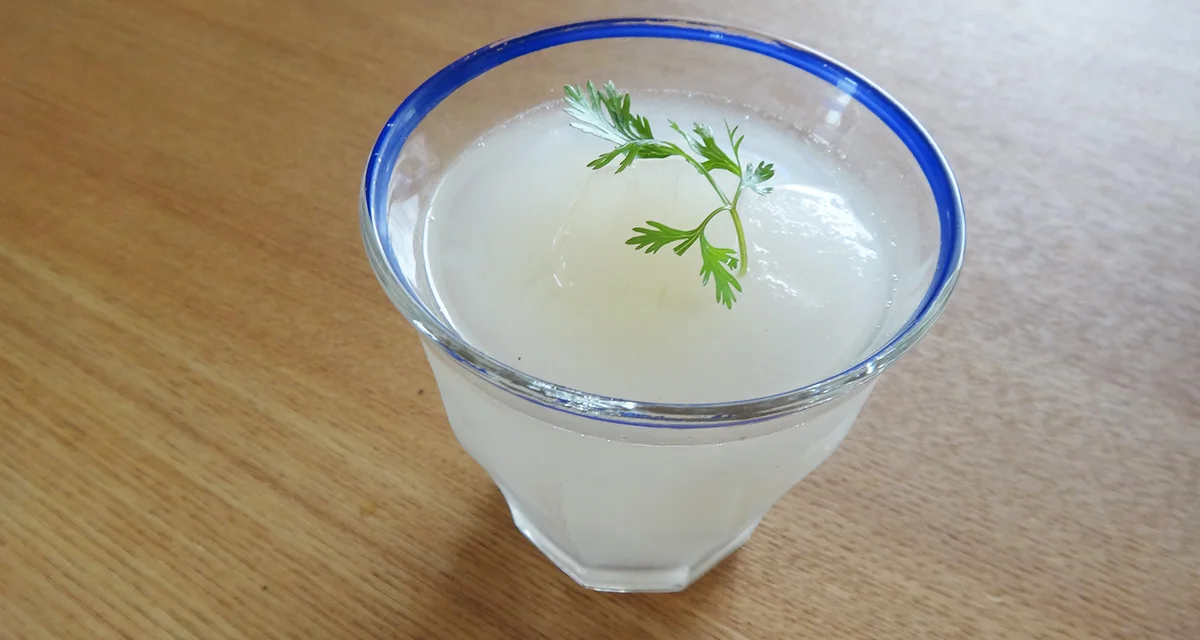 ストック式夏デザート！お手軽「常備梨」
