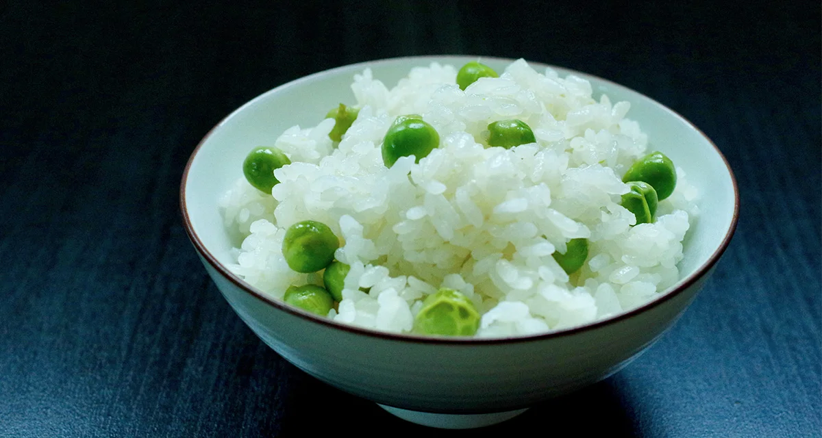 手をかけて楽しみたい「豆ごはん」