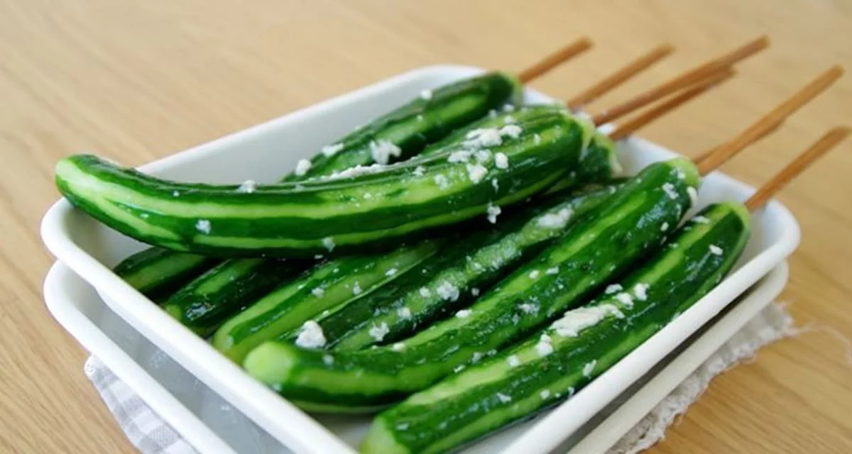 どっさり！ひんやり！がぶり！きゅうりの塩麹漬けが絶品。