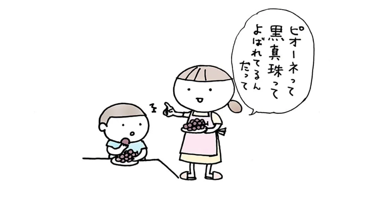 だからとまらない！大粒、果汁たっぷりピオーネ。