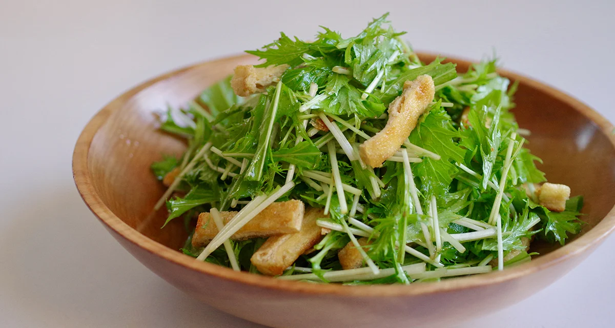 鍋ものだけじゃもったいない！水菜の食べ方