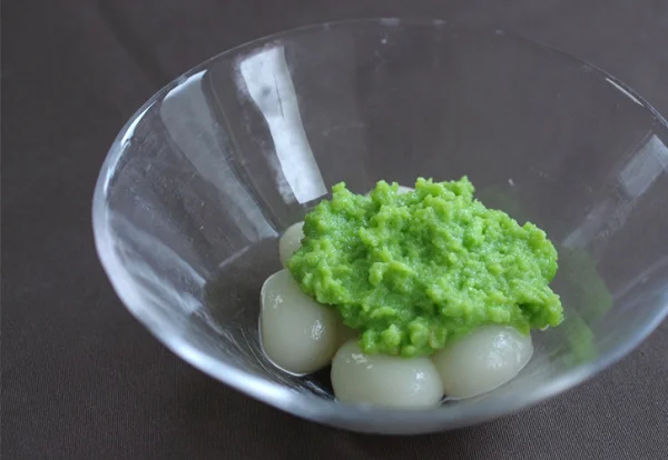 枝豆をおやつに！ずんだ白玉の作り方