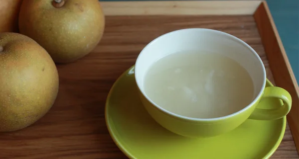 梨のホットドリンクで疲れを養生する