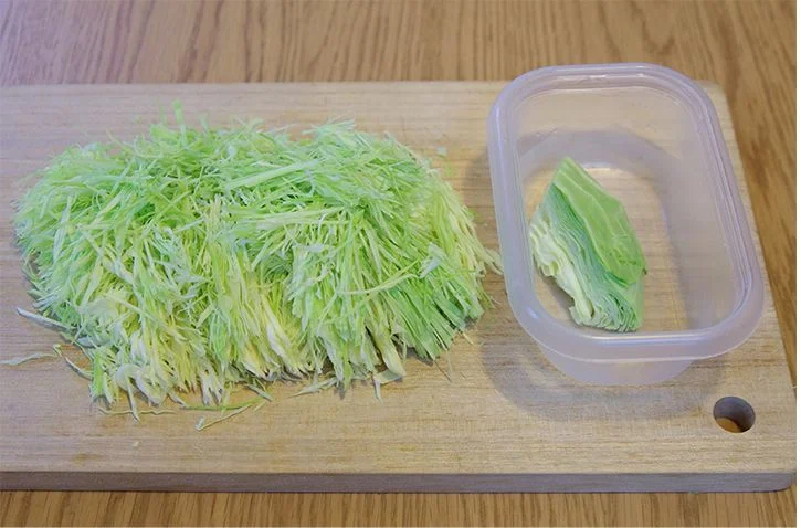 千切りのコツ