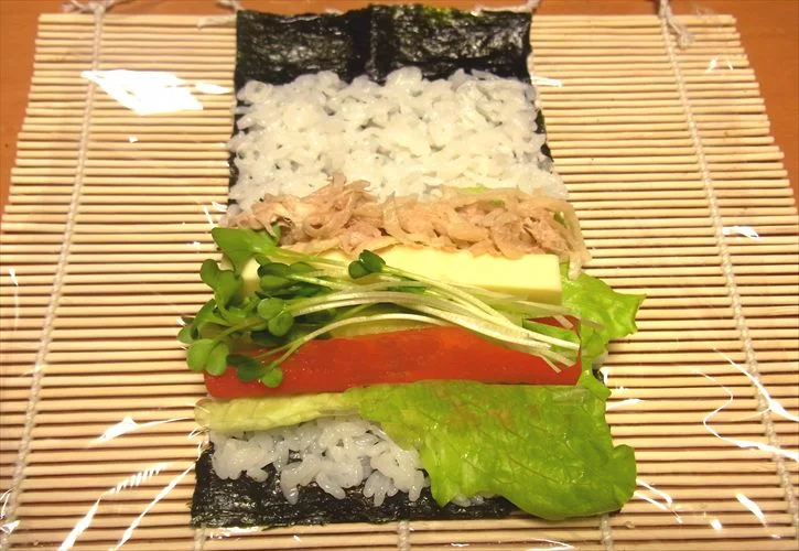 恵方巻の巻き