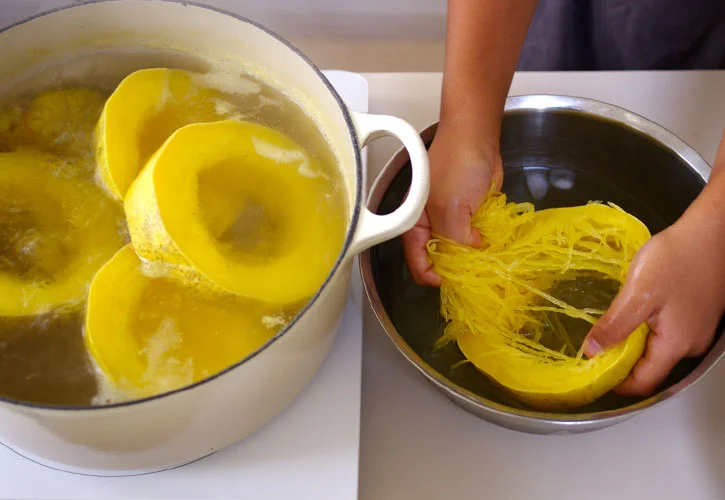 そうめんかぼちゃほぐし方