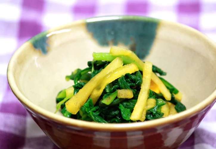 春菊の和え物