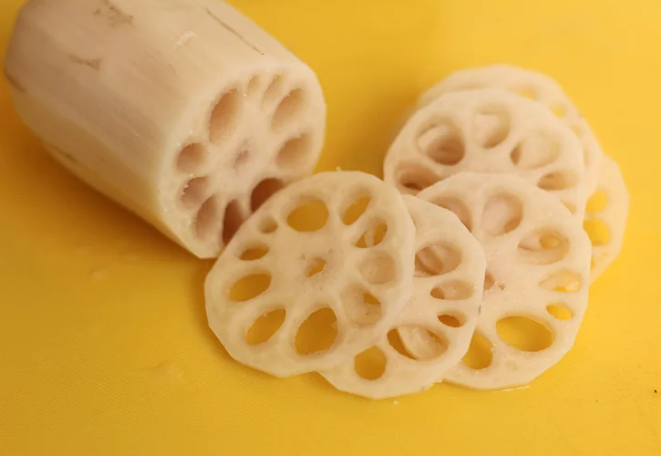 れんこんの輪切り