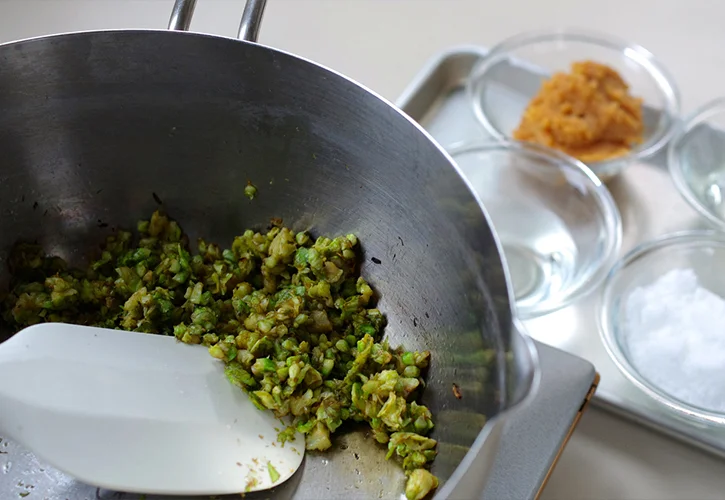 ふきのとう味噌の作り方