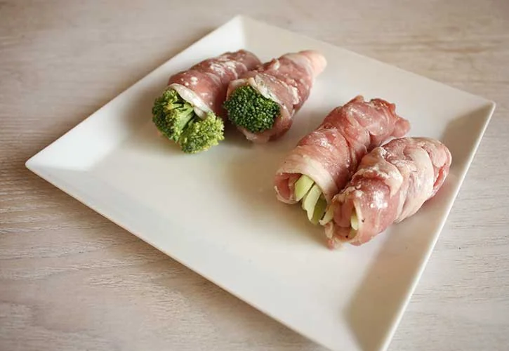 ブロッコリーの肉巻きの作り方