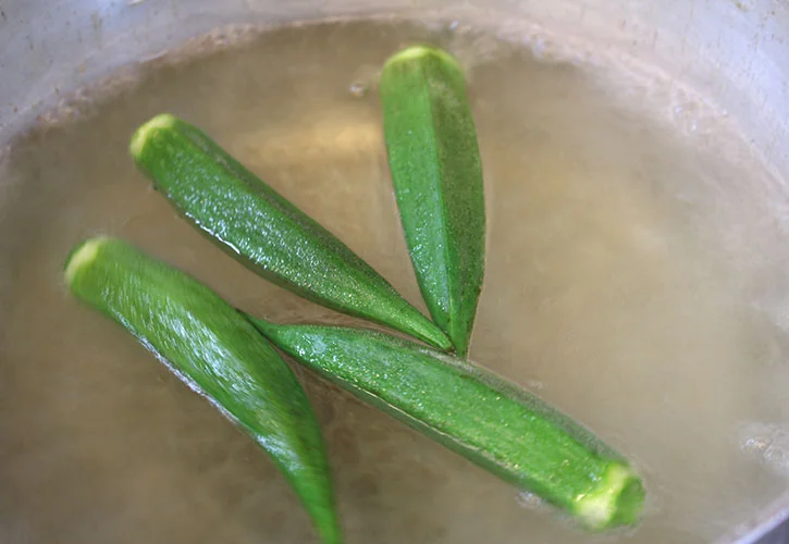 オクラを茹でる時間
