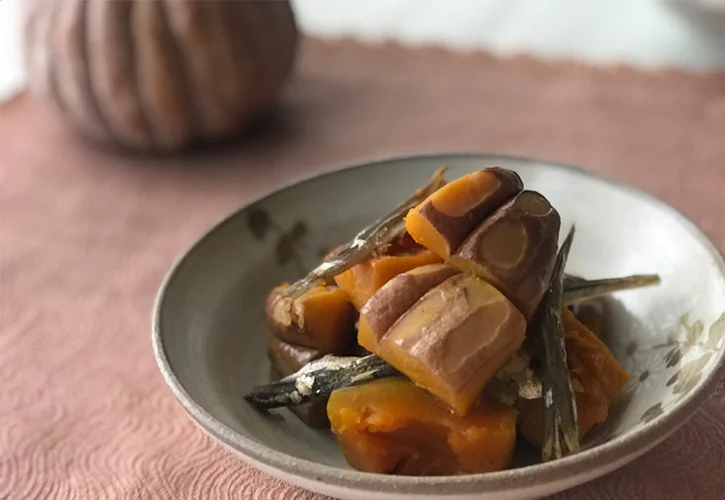 やさしい味のかぼちゃの煮物作り方