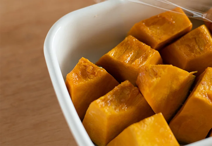 かぼちゃの煮物は塩煮があう
