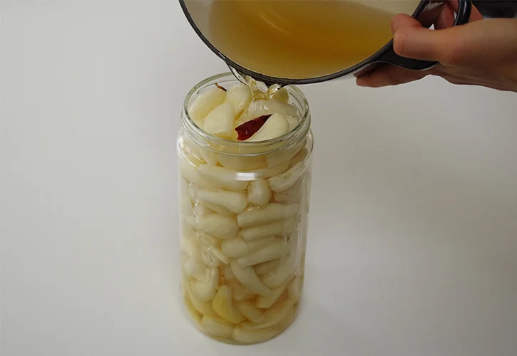 鳥取砂丘らっきょう甘酢漬けの基本