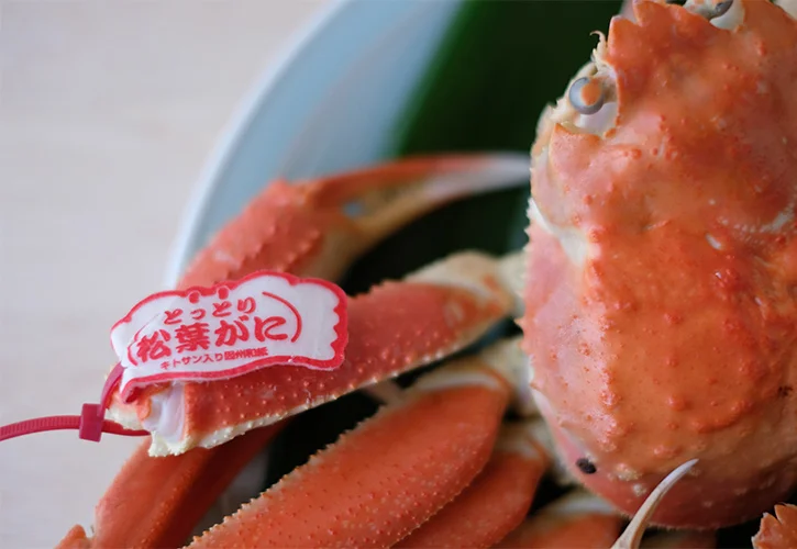 松葉ガニタグ寄り