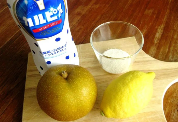 梨ソルベ材料