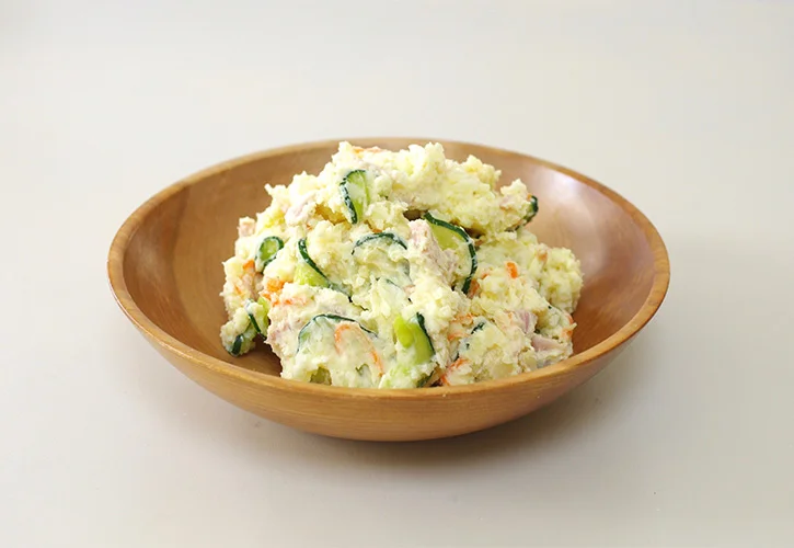 らっきょう甘酢を使ったポテトサラダ
