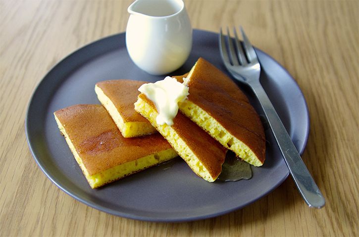 包丁いらずのおやつづくり！ 簡単、みかんホットケーキ！