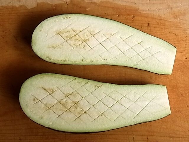 茄子の切れ目