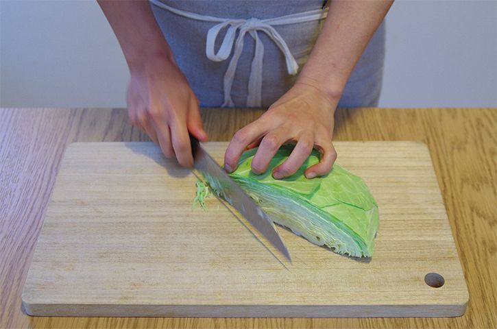 ふんわりしたキャベツ千切り