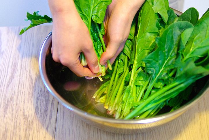 元気印の代表野菜 ほうれん草のゆで方