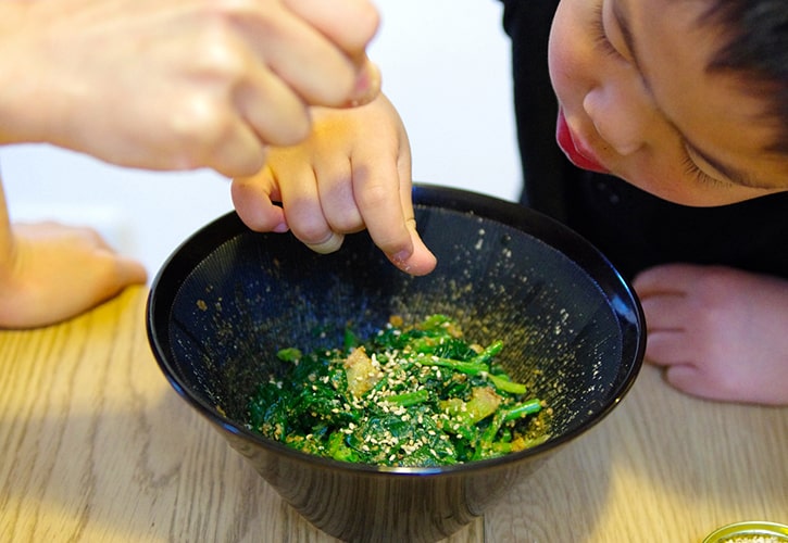 ほうれん草胡麻和え