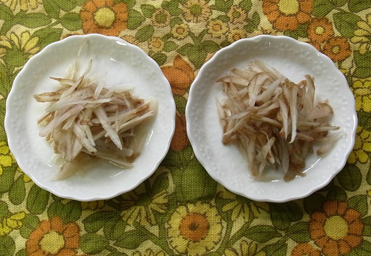 ゴボウのささがき