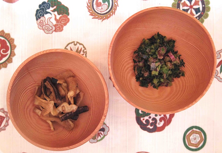 大根の葉でハリハリ漬け