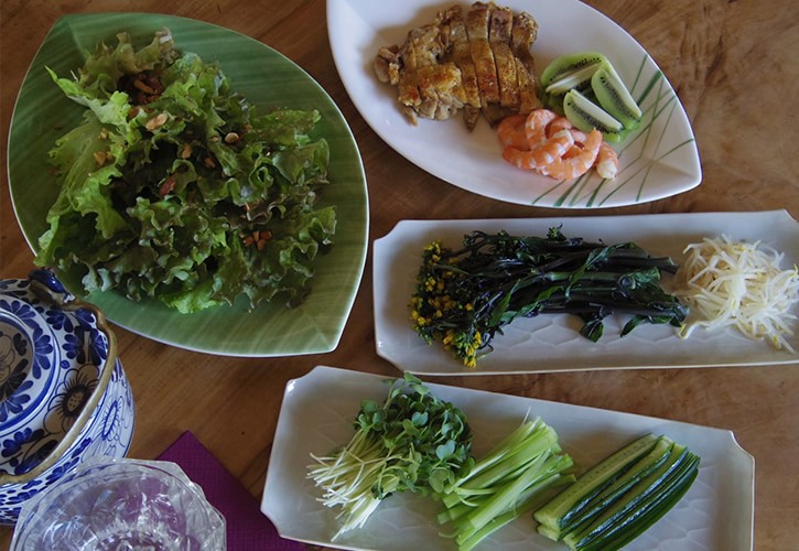 ベトナム風生春巻きの材料