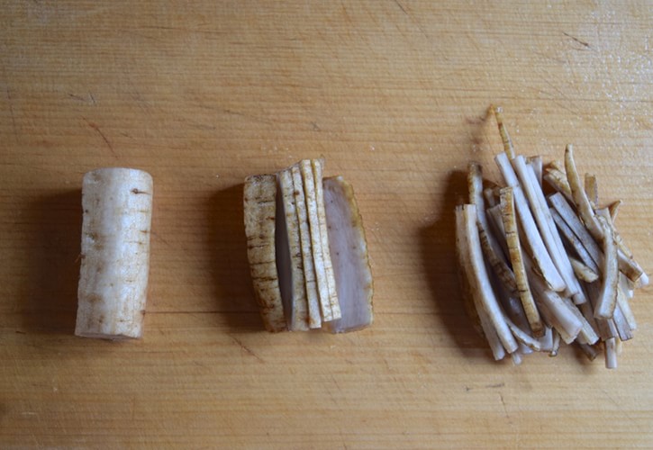 ごぼうの切り方