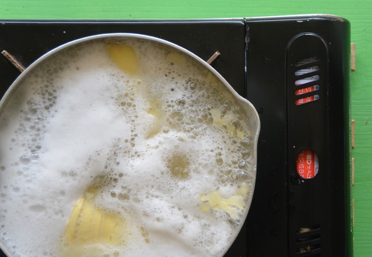 たけのこあく抜きを重曹でする