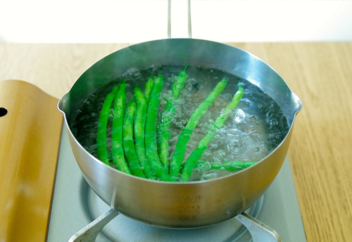 さやえんどうのゆで方