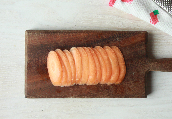 にんじん千切りのコツ