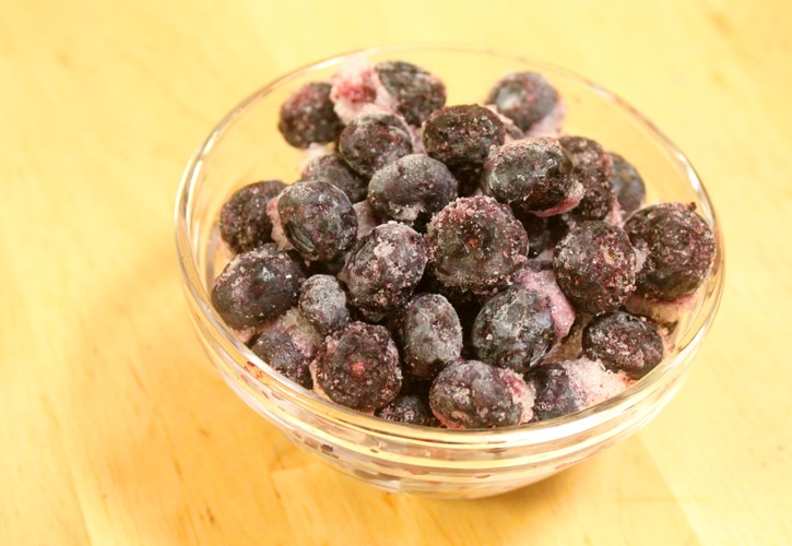 ブルーベリー冷凍保存