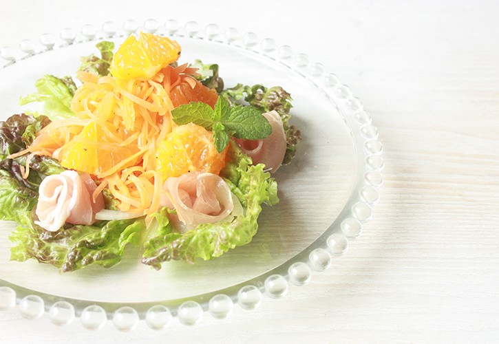 新人参のサラダレシピ