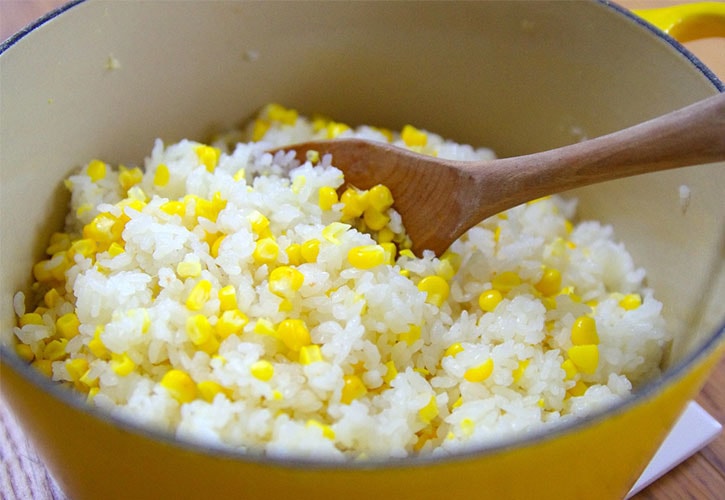 とうもろこしご飯