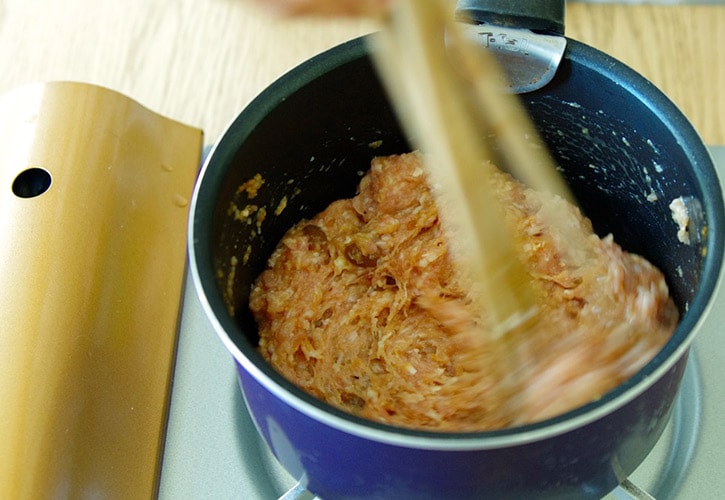 鶏そぼろの作り方