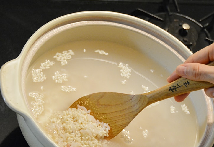 土鍋で甘酒を作る方法