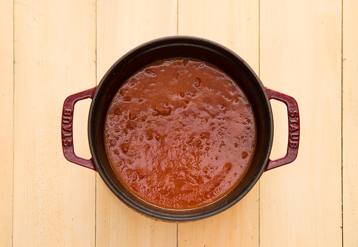 まだ酸っぱい人参トマトソース