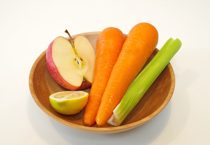 にんじんセロリりんごジュースれりぴ