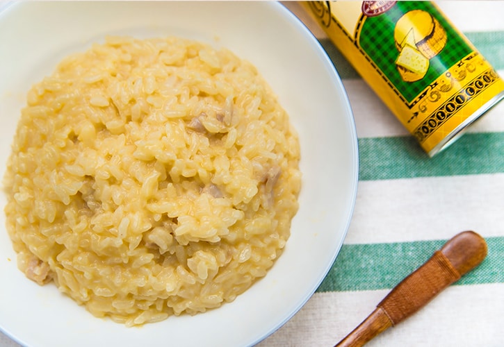 作り方カルボナーラリゾット