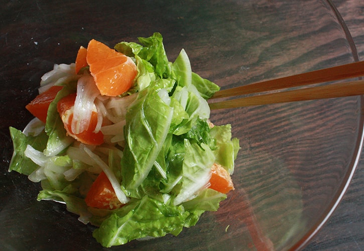 みかんと白菜のコールスロー