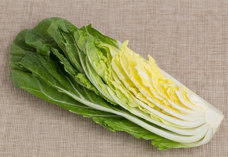 カットされた白菜