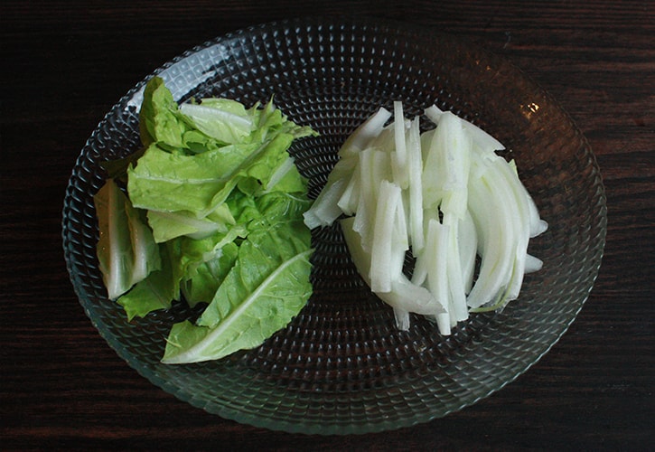 コールスローに使う白菜