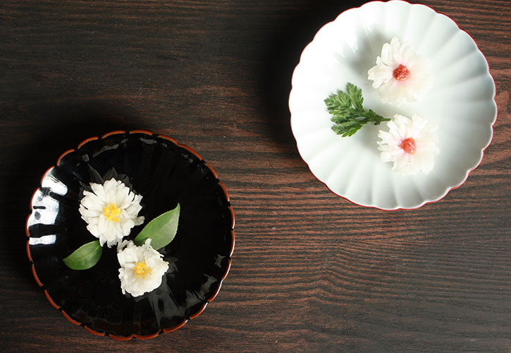 おせち料理を彩る 菊花大根の作り方